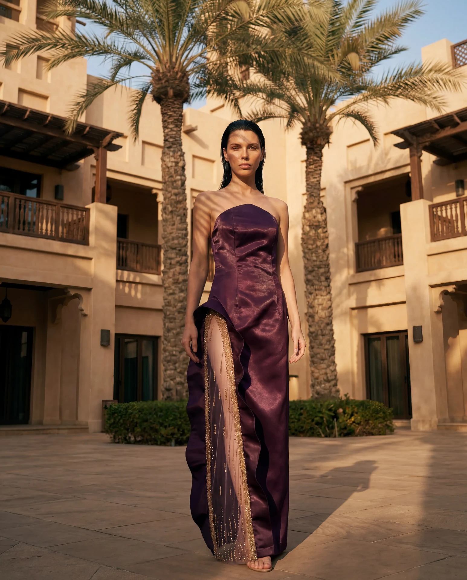 Amethyst Oasis Gown